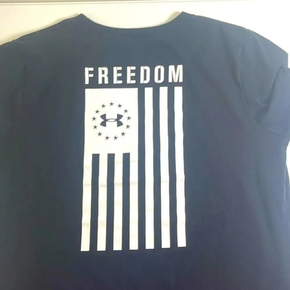 Under Armour The Classic Tee Shirt Freedom Flag - Size M - Picture 6 of 6